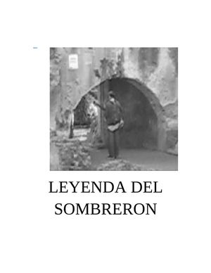 LEYENDA DEL SOMBRERON