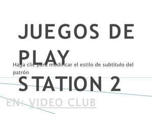 JUEGOS DE PLAY STATION 2