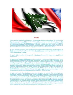 HISTORIA DE LIBANO