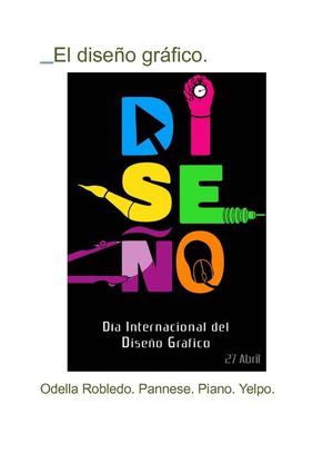 El diseño grafico.