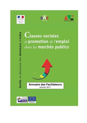 Annuaire Facilitateurs Clauses Sociales