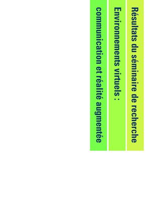 Résultats du séminaire de recherche : communication et réalité augmentée