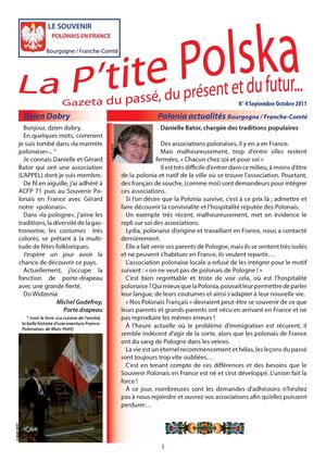 La p'tite polska N° 4 septembre octobre 2011
