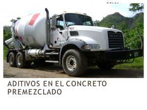 Aditivos en el Concreto Premezclado