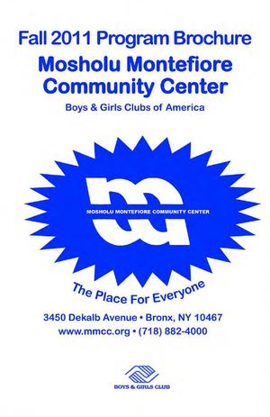Mosholu Montefiore Community Center Fall Brochure 2011