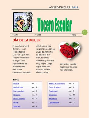 El vocero Escolar