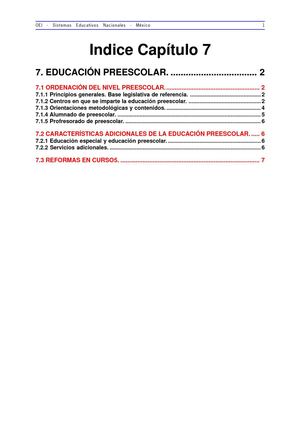 Tema- Sistema educativo Mexicano: educacion preescolar