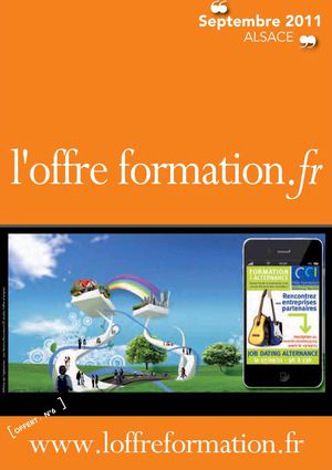 l'offre formation - Alsace - Septembre 2011 - supplément de L'offre d'emploi Alsace