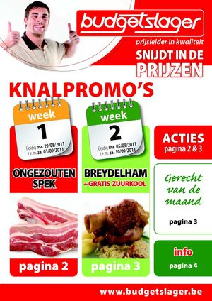 Budgetslager Promofolder September