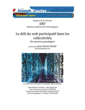 DRT développement territorial mémoire