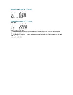 Wallboard Advertising