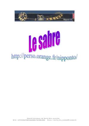 Le sabre