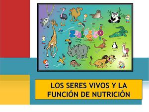 Nutrición en seres vivos