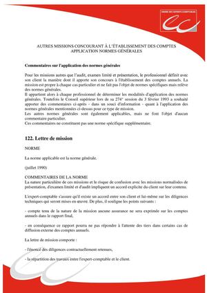 C - autres missions comptes annuels