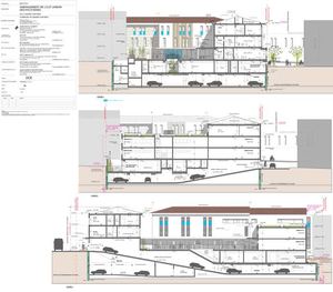 Coupes des immeubles