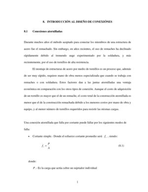 INTRODUCCIÓN AL DISEÑO DE CONEXIÓNES