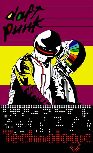 Daft punk poster 