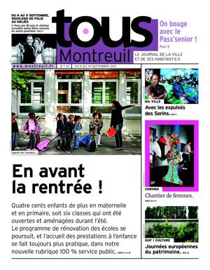 Tous Montreuil n°61 - Du 6 au 19 septembre 2011