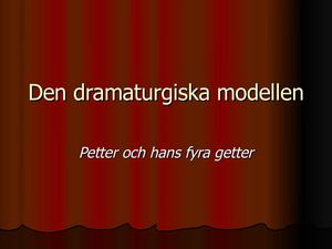 Den dramaturgiska modellen