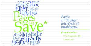 Pages sur Save 2011, le programme