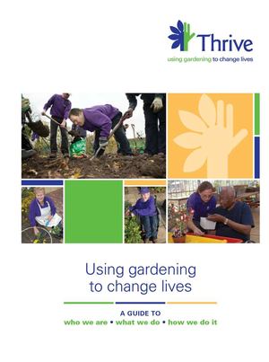 Using gardening to change lives - Horticultural Therapy