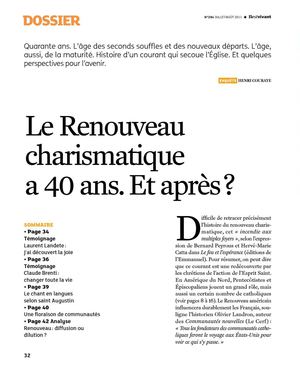 Le Renouveau Charismatique - 40 ans