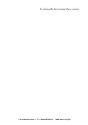 Revisiting garden-based learning in basic education