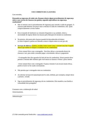 Uso correto de cláusula