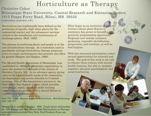 Horticulture as Therapy - Mississippi State University