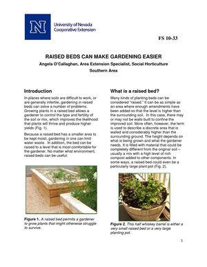 Raised Beds Can Make Gardening Easier