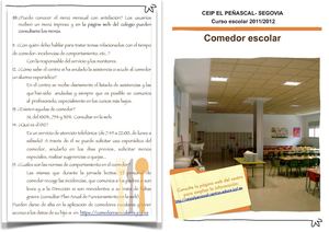 Calaméo - Comedor escolar El Peñascal- 2011/2012 Calaméo - Comedor escolar El Peñascal- 2011/2012