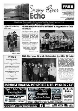 Snowy River Echo #84 September 2011