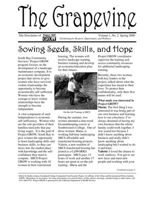 Project Grow: Sowing Seeds, Skills and Hope