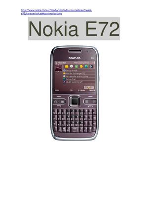 nokia E72