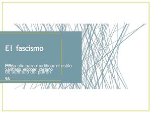 el  fasismo