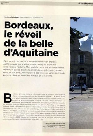 Reportage Bordeaux Arts One Magazine 