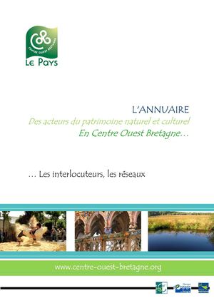 Annuaires des acteurs du patrimoine du Centre Ouest Bretagne