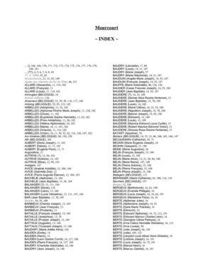 village de  MOURCOURT