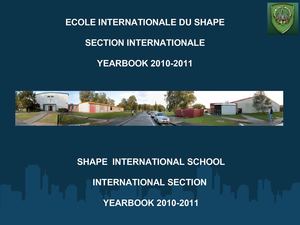 Yearbook 2011 : Ecole Internationale du SHAPE, section belge