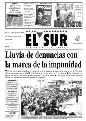 El sur 11 de septiembre de 2011