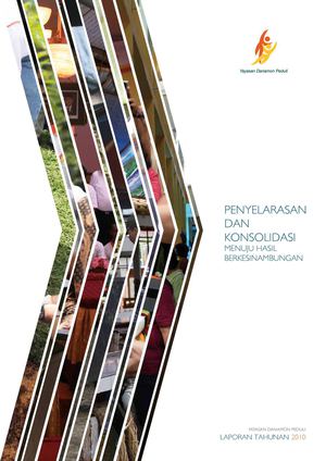 Laporan Tahunan 2010 Yayasan Danamon Peduli 
