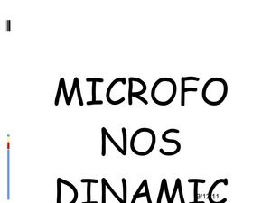 MICRÓFONOS DINÁMICOS