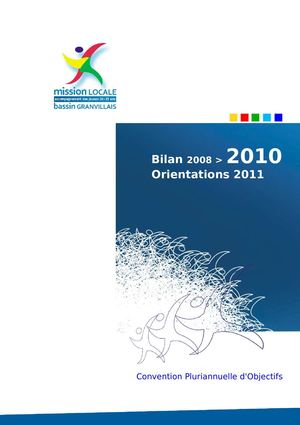 Bilan d'activité 2008 - 2010