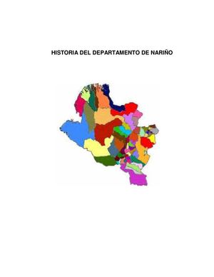 HISTORIA DEL DEPTO DE NARIÑO