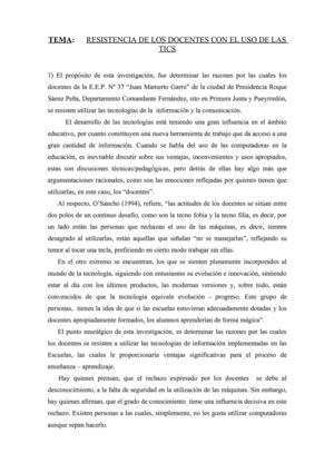 Los docentes y las Tics