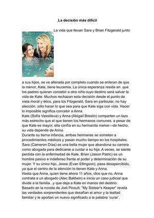 la decisión mas dificil