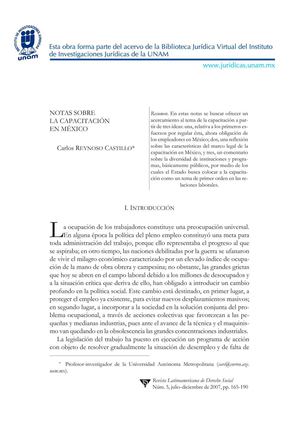 Nootas sobre capacitación