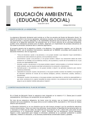 educacion ambiental