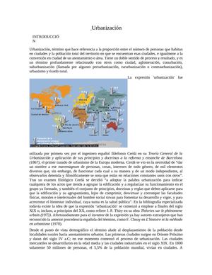 URBANIZACIÓN