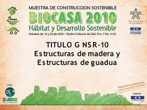MUESTRA DE CONSTRUCCION SOSTENIBLE